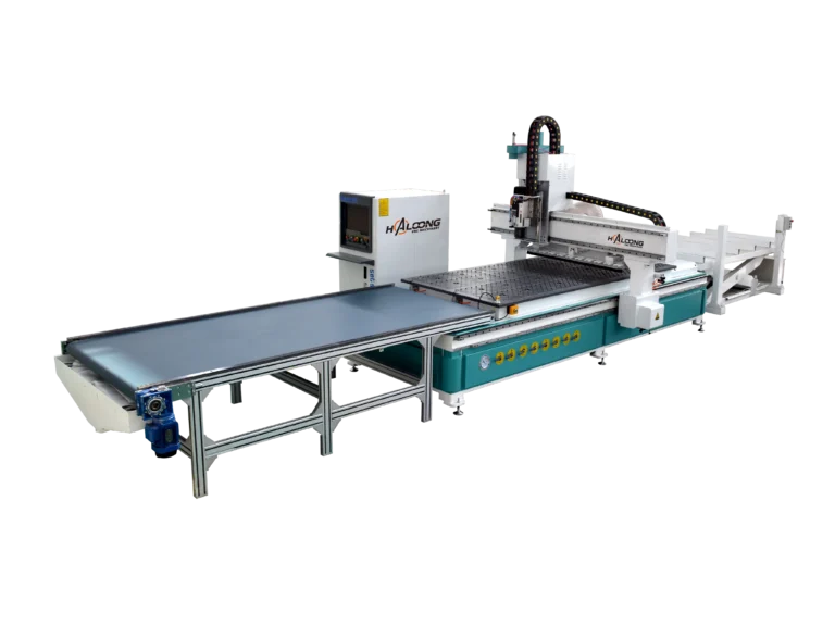 haloong Auto loading and unloading wood router line for furniture