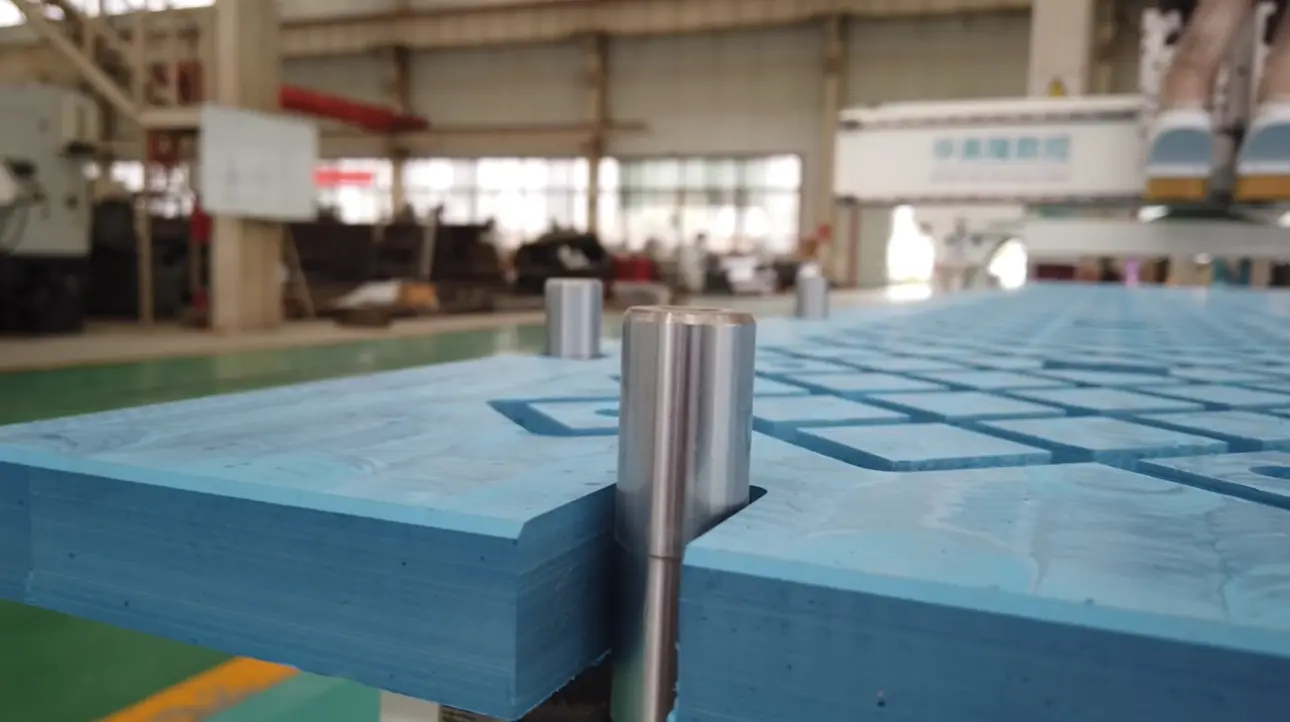 Haloong CNC router's positioning pin pops up