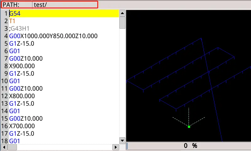 How to view and simulate G program code in the LNC numerical control system equipped with haloong cnc router