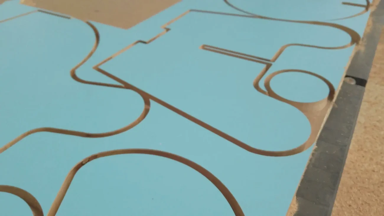 Piggy stool parts processed by haloong CNC router